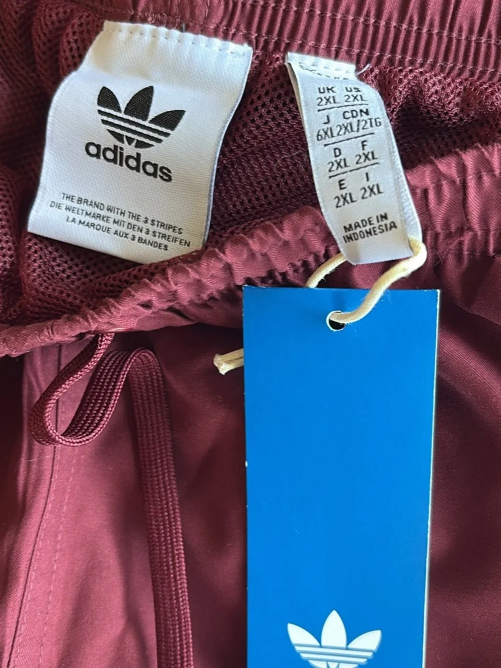 Adidas 5” inseam swim shorts